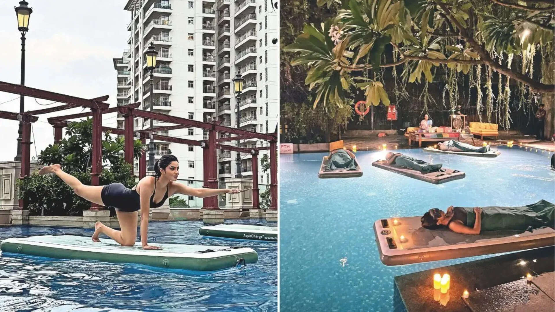 From sub-zero ice baths to aqua sound healing, the city has adapted to the lifestyle (Pics: @getwetfitofficial)