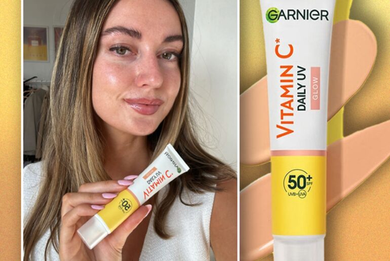 This Garnier vitamin C SPF is my daily go-to – and it’s less than £10
