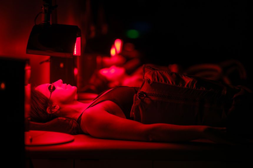 Red light therapy can be delivered through lasers or LED devices, as shown above.