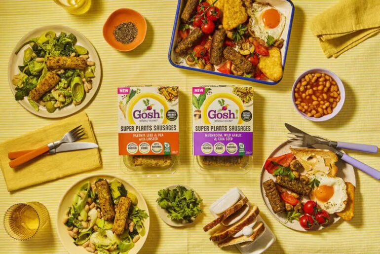 Nutrition-Focused Plant-Based Sausages : Gosh! Super Plants Sausages