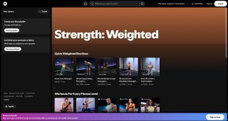 Spotify's new Fitness hub