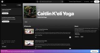 Spotify's new Fitness hub