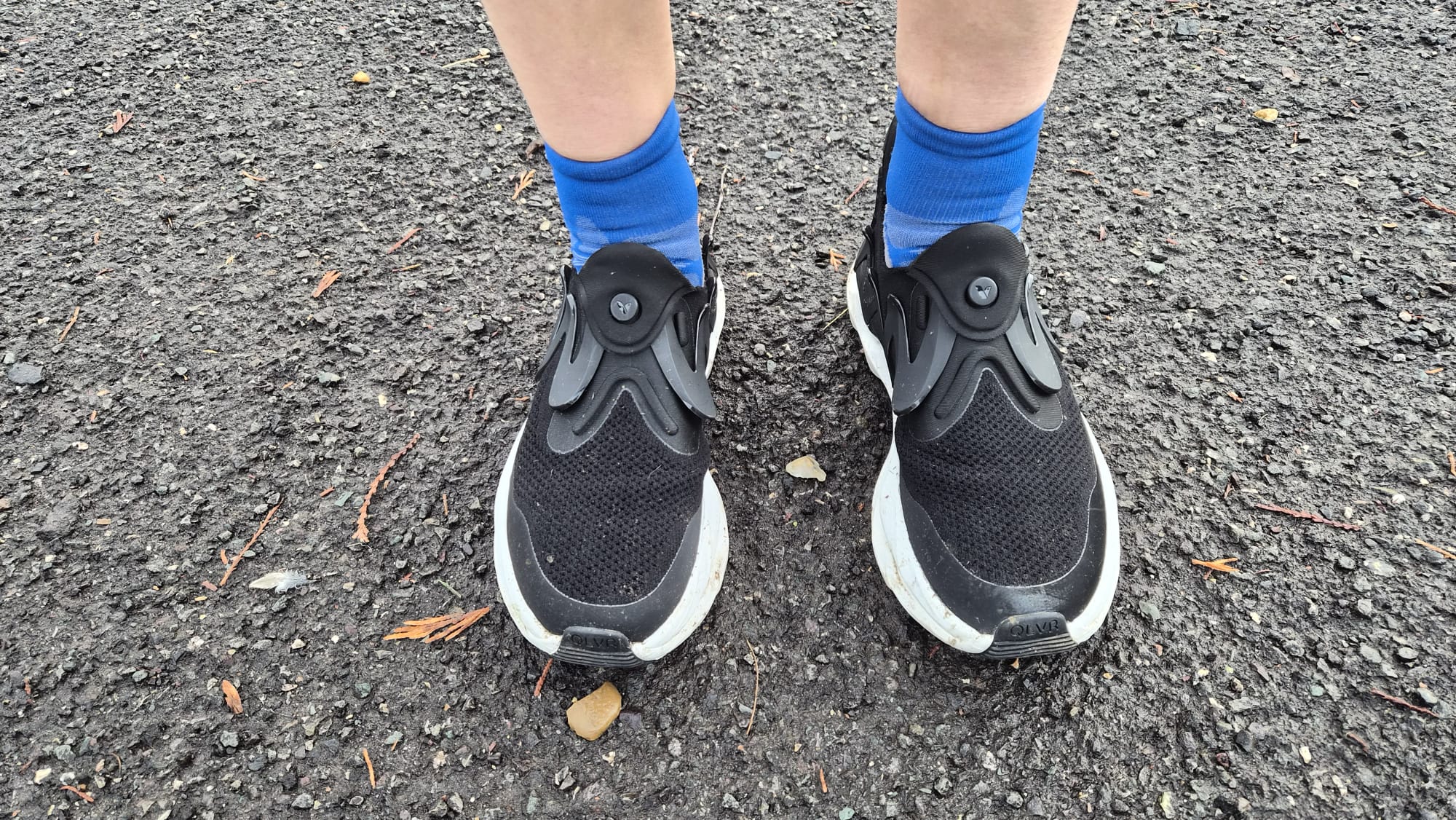 a pair of running shoes