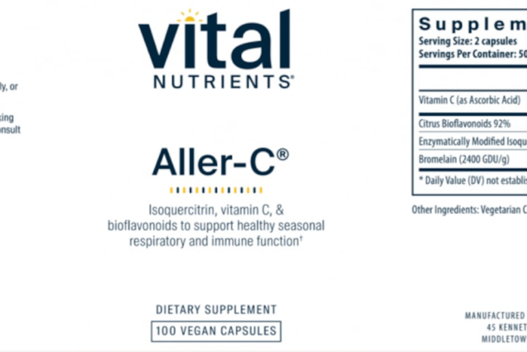 Vitamin C dietary supplement recall expands over undeclared allergens – 104.5 WOKV