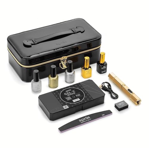 Apres Gel-X Nail Professional Starter Kit, 14 Sizes 00-9 W/ Half Sizes Included, Soft Gel Nail Tips Extension Kit, 2025 Edition (natural Almond Medium)