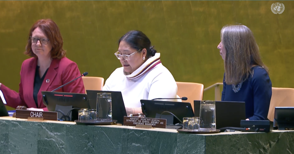 Kotierk chairs UN meeting as Ottawa waits on her Nutrition North report