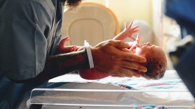 Newborns have immature immune systems. (Unsplash)
