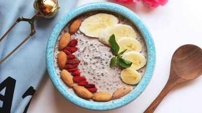 Chia seeds with dahi provides us with fibres and probiotics that does wonders for gut health. (Pexel)