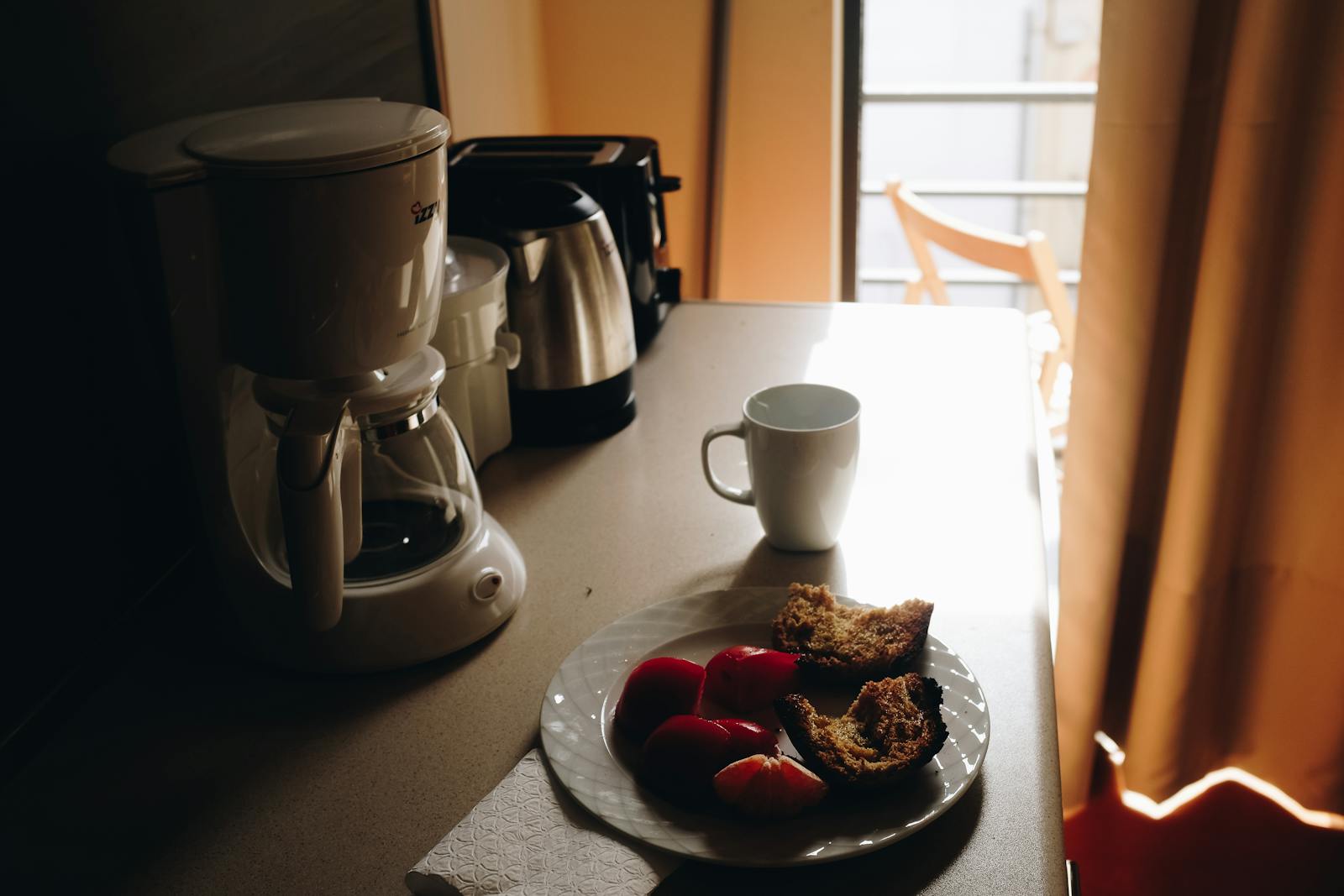 quiet morning kitchen