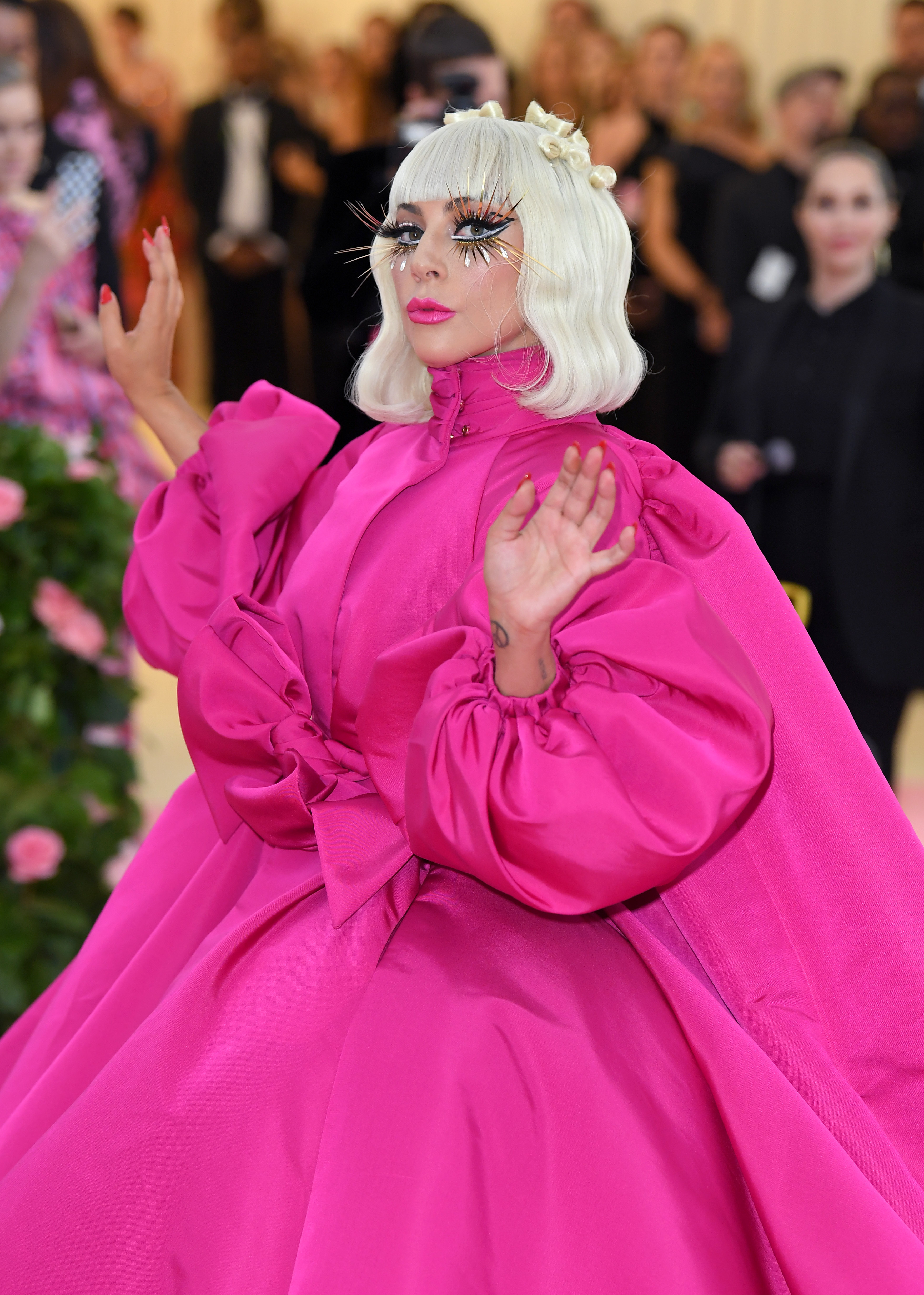 Lady Gaga arrives for the 2019 Met Gala celebrating Camp: Notes on Fashion at The Metropolitan Museum of Art on May 06, 2019 in New York City.