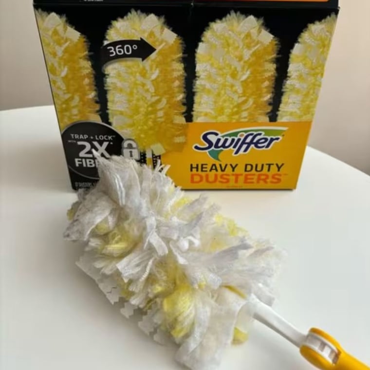 Duster Kit on a table with the duster on the table.