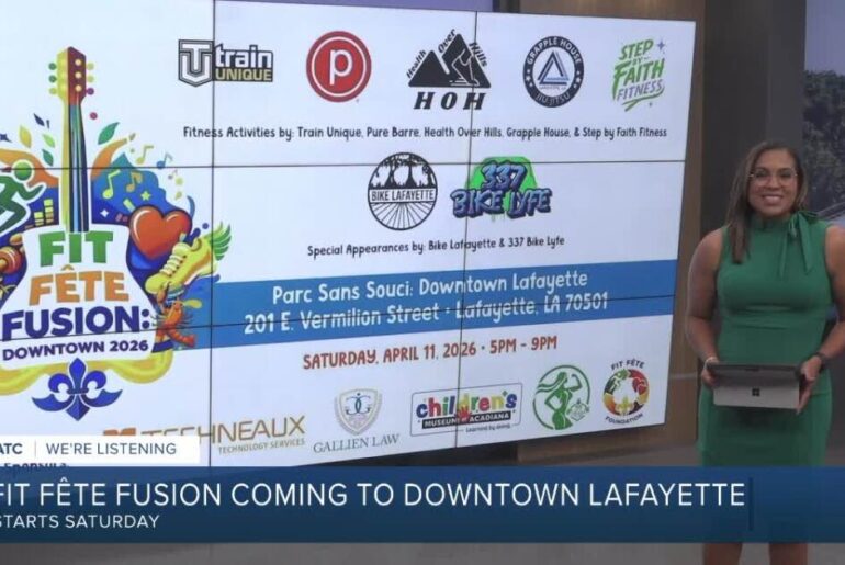 Fit Fête Fusion brings fitness, food and local vendors to downtown Lafayette