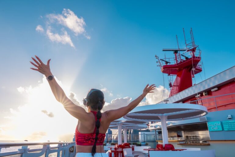 morning wellness ritual onboard brilliant lady cruise ship