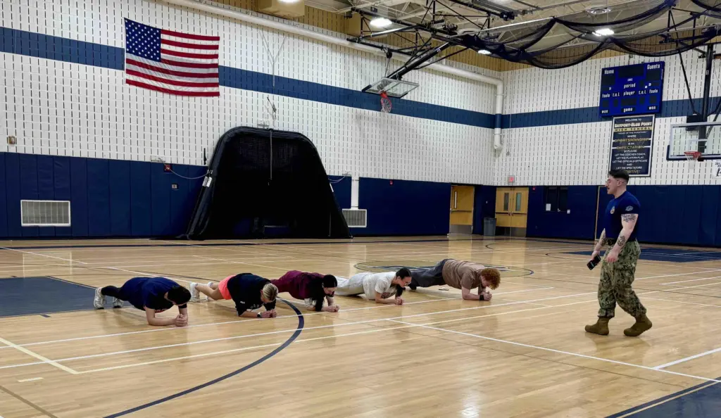 Navy Officer Pushes Fitness, Readiness at BBP School