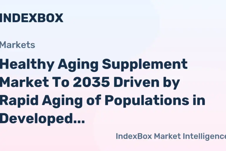 Healthy Aging Supplement Market To 2035: Expansion Fueled by Preventative Health Strategies in Younger Cohorts - News and Statistics