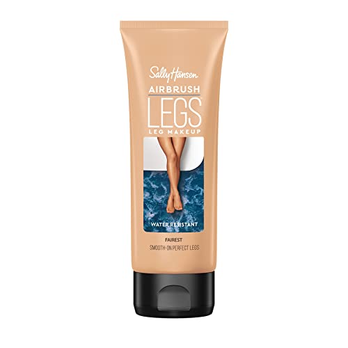 Sally Hansen Airbrush Legs Leg Makeup Lotion | Easy Application, Flawless-Looking Legs, Water-Resistant, Transfer-Proof | Fairest | Natural Tan Finish