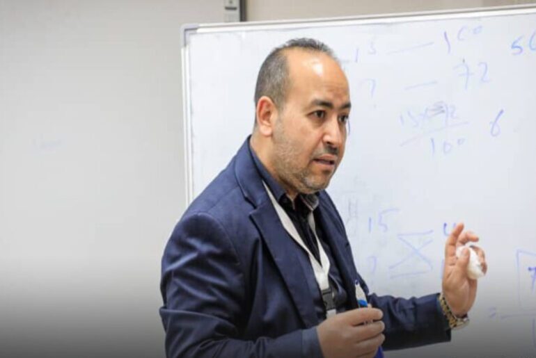 Educational session about nutrition for children with diabetes in Sirt