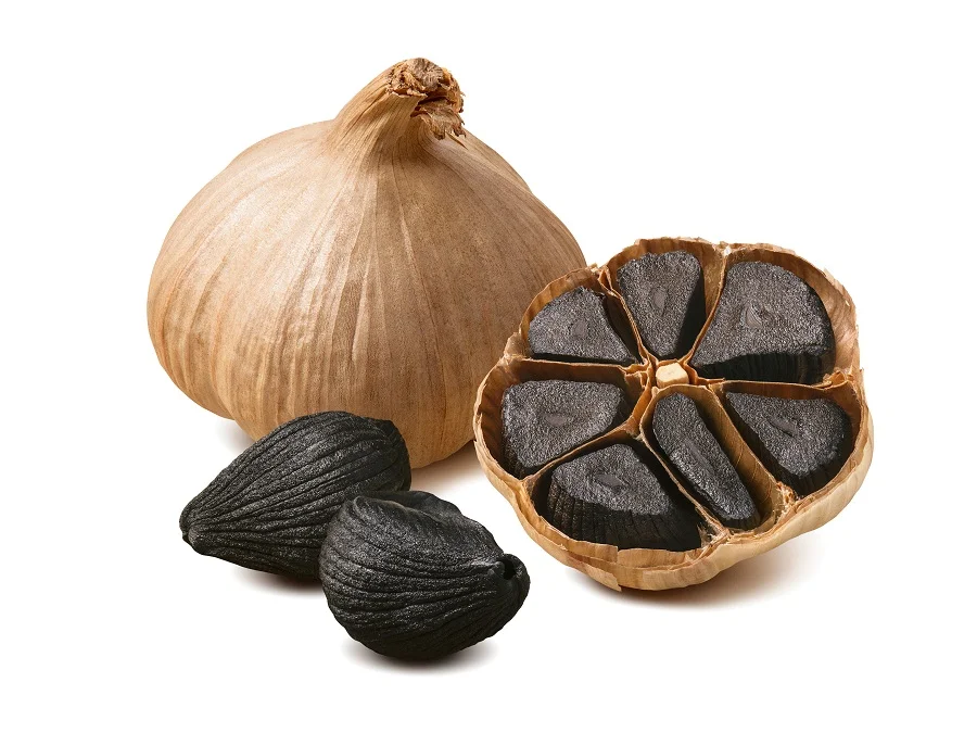 Aged black garlic