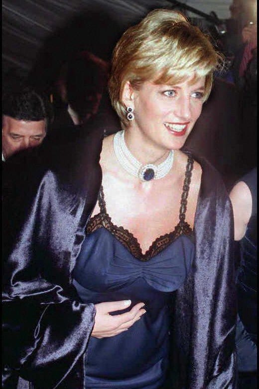 Diana Princess of Wales arrive's at the Metropolit