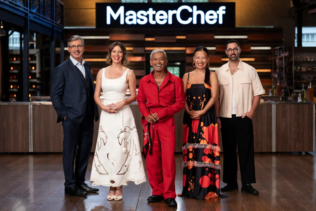 The MasterChef Australia contestants had their first battle for the immunity pin tonight. Credit: Channel 10