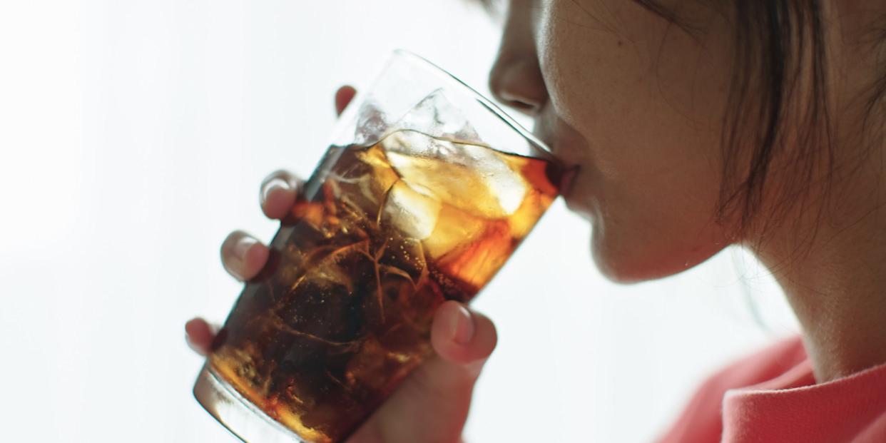 Drink refreshing.