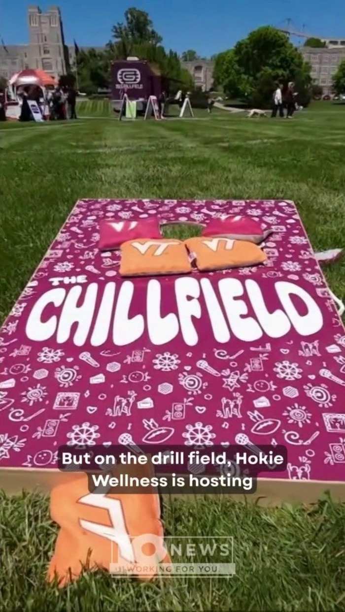 Hokie Wellness hosts event to help Virginia Tech students destress amid finals season