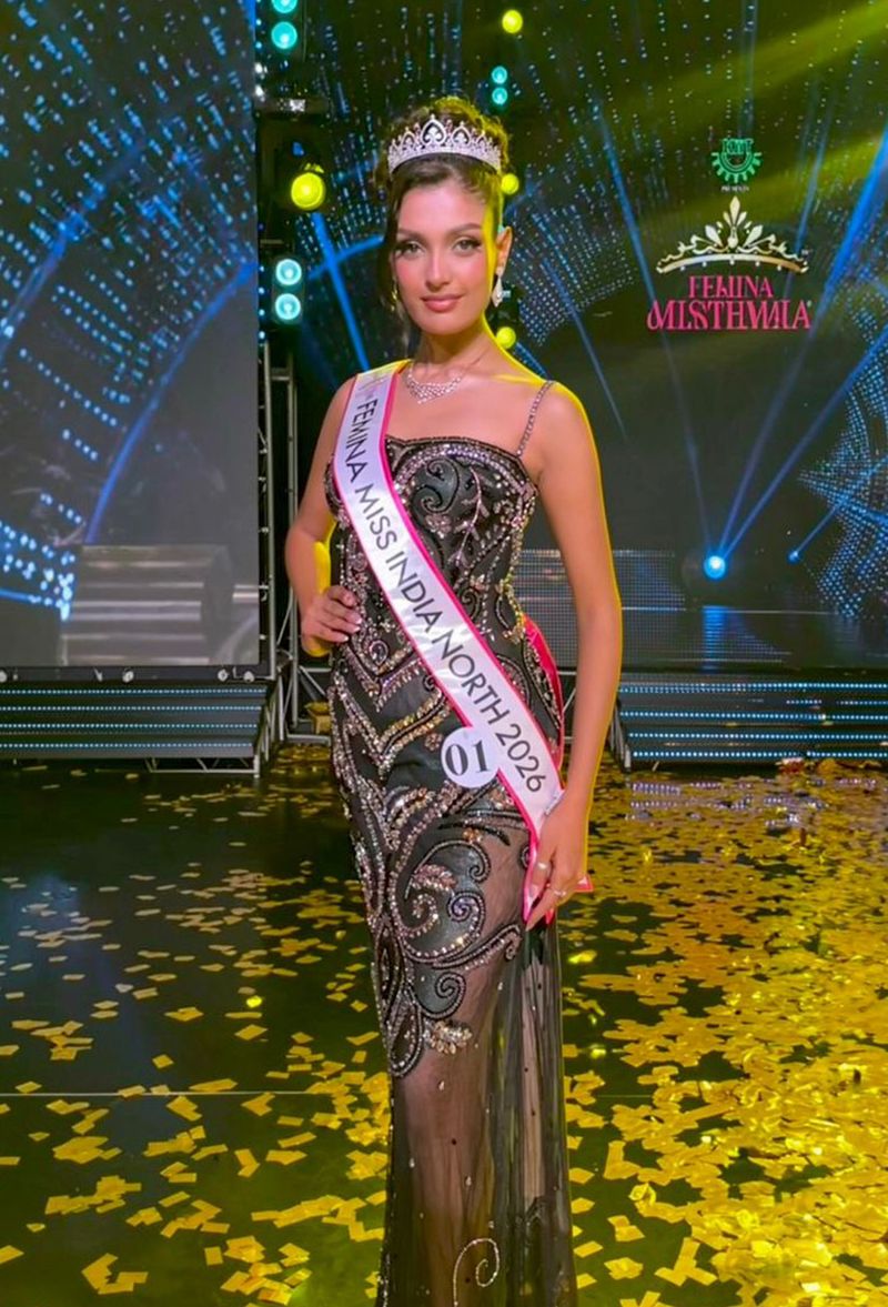 Jalandhar’s Yashika Sharma wins Femina Miss India North Zone title