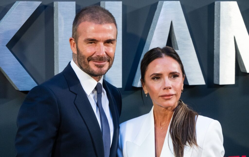 Victoria Beckham posts video of husband David shirtless during gym workout