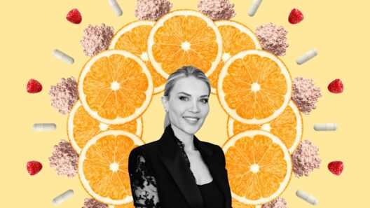 Skincare expert shares her day on a plate
