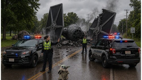 Fox Crossing PD Facebook Star Wars post 