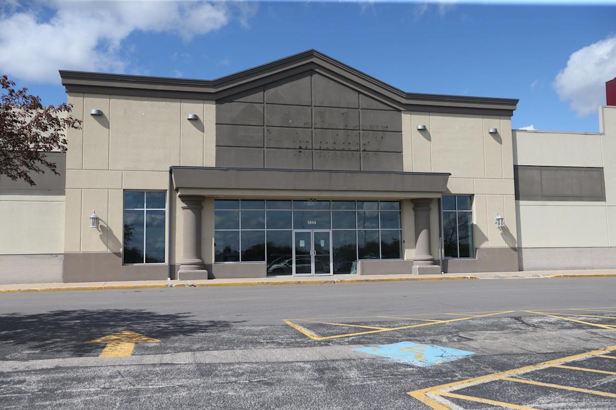 Shown May 1, 2026, The former Ashley Furniture store will soon be a Crunch Fitness at 5944 Grape Road, Mishawaka.