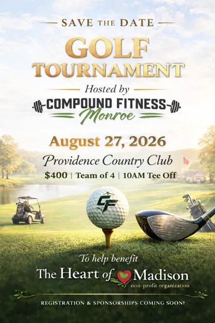 Aug. 27 for a golf tournament by Compound Fitness Monroe for a great cause – Your Local News