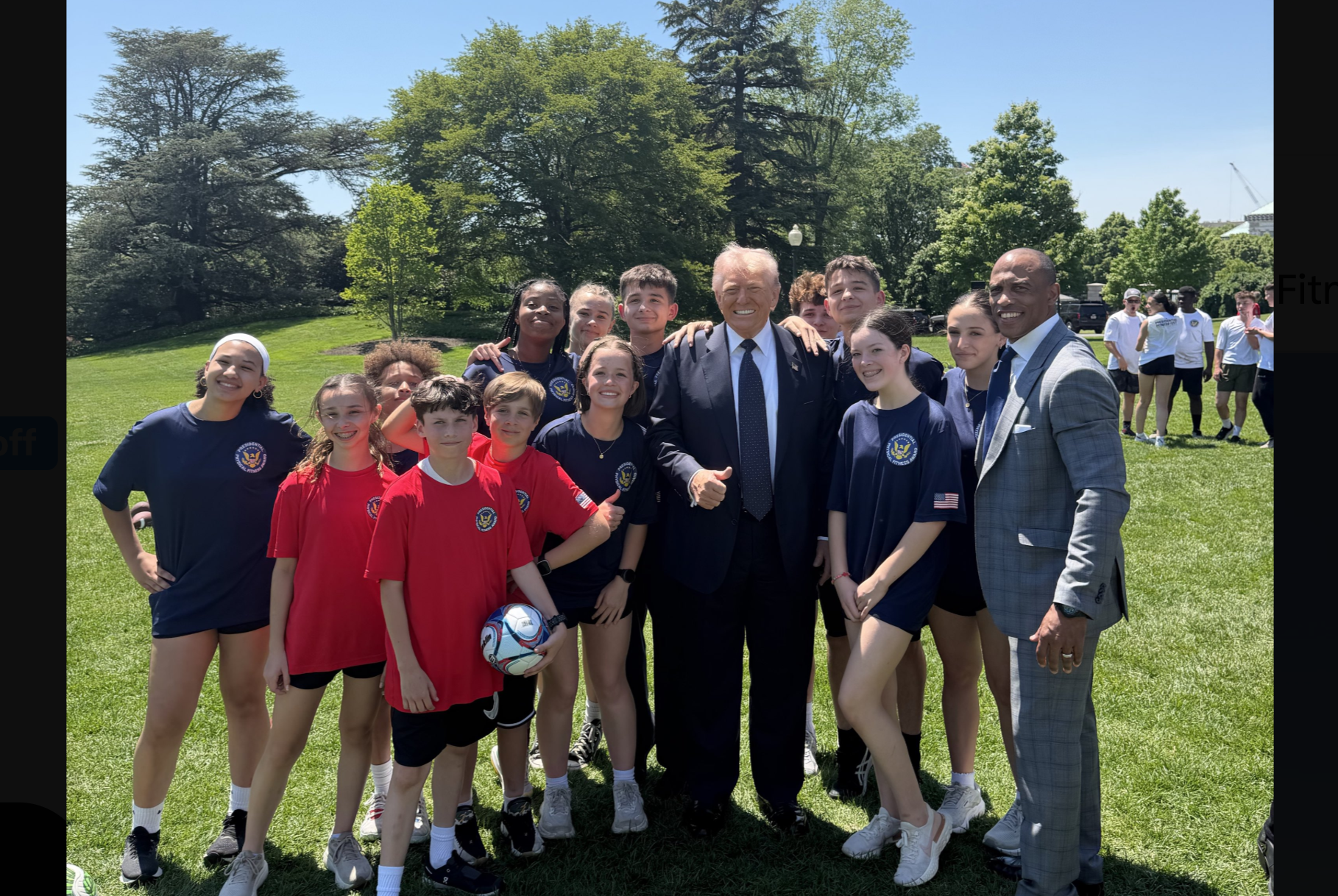 Photo by Margo Martin, Special Assistant to the President