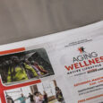 A pamphlet for the event sits on a table at The Aging Wellness Expo, powered by the Las Vegas R ...