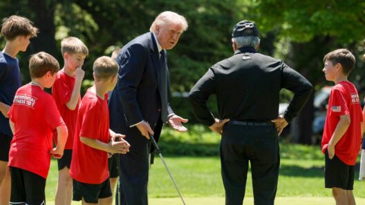 Trump’s putting display for children visiting the White House backfires