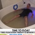 Griff Jenkins tries floatation therapy, sensory deprivation for Wellness Week