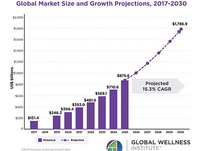 Wellness Real Estate Market Reaches $876 Billion--Forecast to Hit $1.8 Trillion by 2030