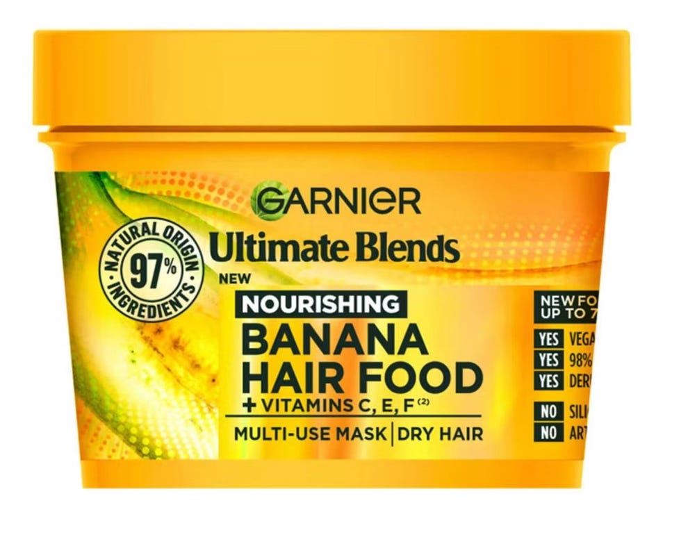 Ultimate Blends Hair Food, Banana 3-in-1 Dry Hair Mask Treatment, 400ml