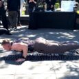 Fitness influencer @bodybymark hosts pushup, plank competition in New York City