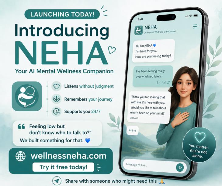 Neuracare AI Launches NEHA - AI‐Powered Mental Wellness