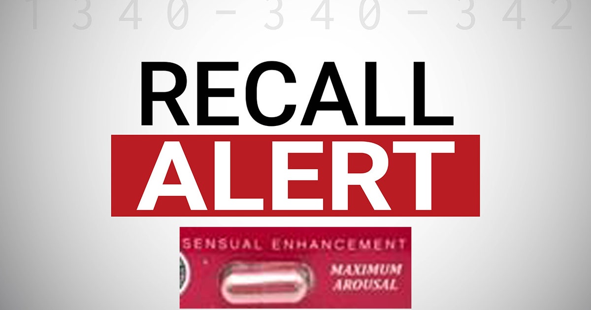 Sexual enhancement supplement recalled over three undeclared drugs