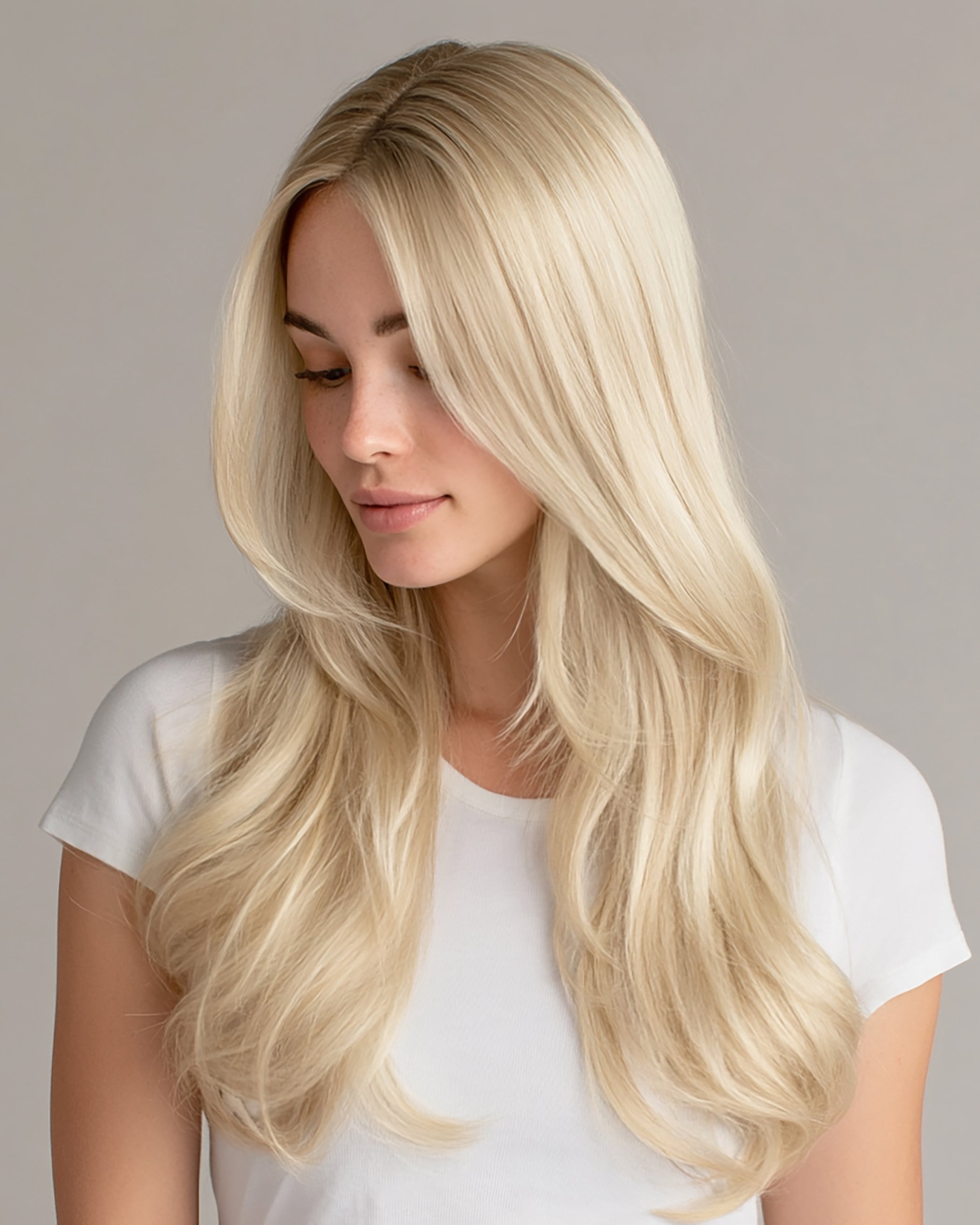 Silk Seam™ Clip-In, Ash Blonde #60 Natural - 16 in / 140 G
