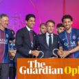 PSG provide perfect illusion with a model of beauty in soft-power project