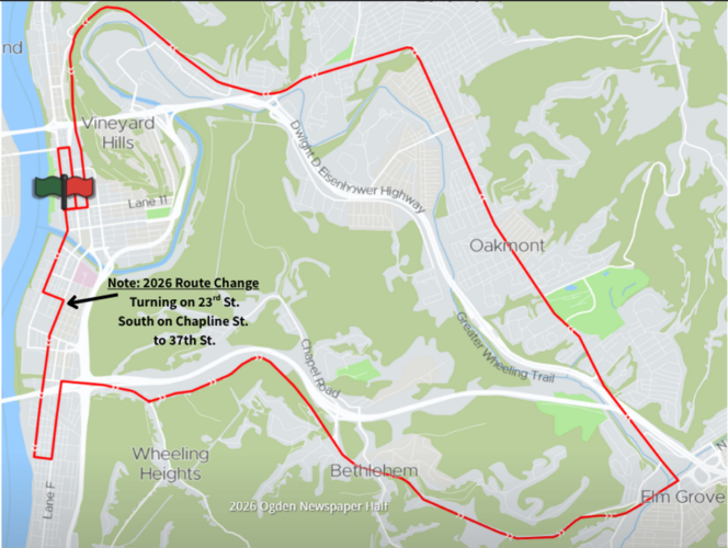 Wheeling Police Announces Traffic Advisories For Wellness Weekend