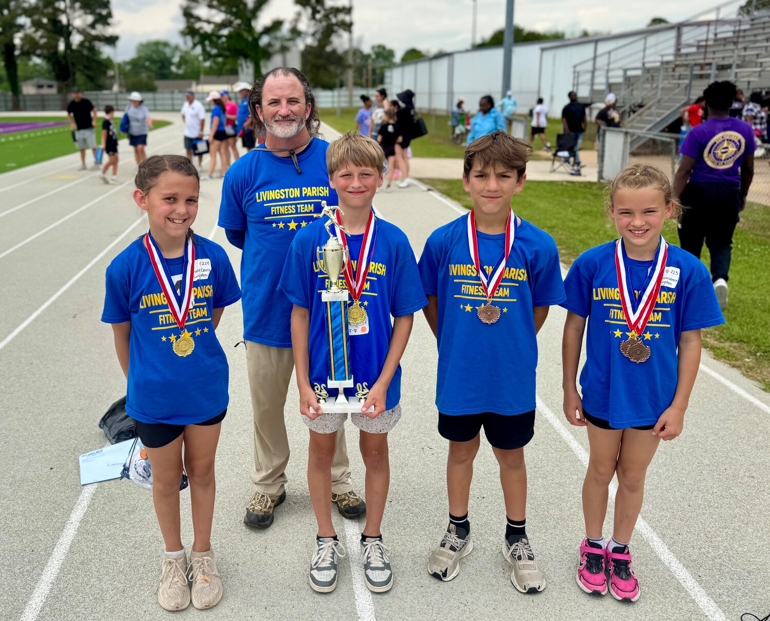 Livingston Parish students shine at state elementary fitness meet