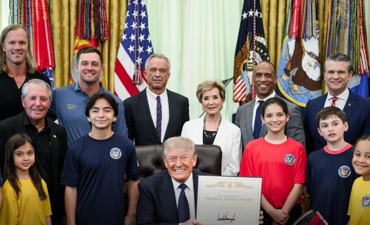 Trump revives Presidential Fitness Test