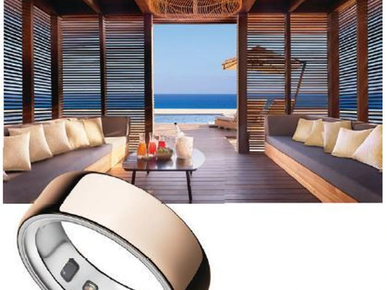 Nobu Hotel Los Cabos, Oura Ring, nobuhotels.com; Oura Ring 4, ouraring.com PHOTO COURTESY OF BRANDS