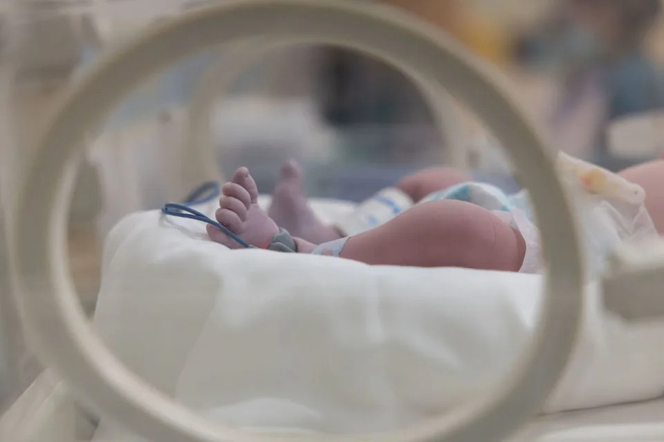 Infant in the hospitalCredit: Getty