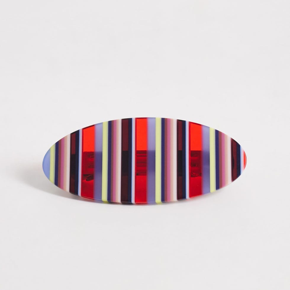 Striped Hair Clip