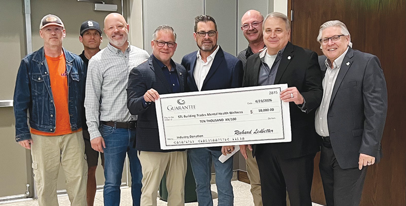 Guarantee Electrical donates $10K to STL Building Trades Wellness Coalition; CEO calls it ‘a drop in the bucket’